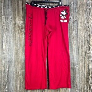 Disney Youth Girls Mickey Mouse Sleep Pants Size Large 12/14